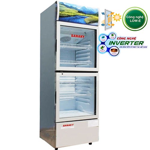 Tủ mát Sanaky Inverter 300 lít VH-308W3L (Miễn phí giao tại HCM-ngoài tỉnh liên hệ shop)