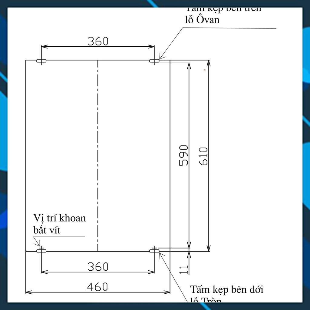 Gương inax KF-4560VA dáng vuông