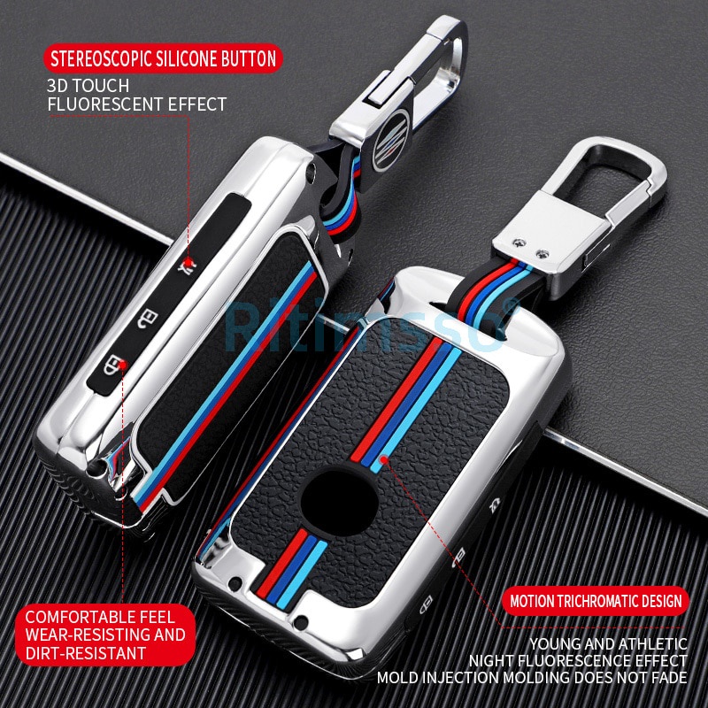 Ốp Chìa Khóa Xe Hơi Bằng Hợp Kim Kẽm Cho Mazda 3 Alexa CX-30 CX30 CX5 CX 5 CX-5 CX8 CX9 CX4 2019 2020