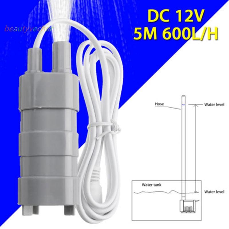 Máy bơm cho bể cá cảnh 600L/H DC 12V JT550 TE485 LJ