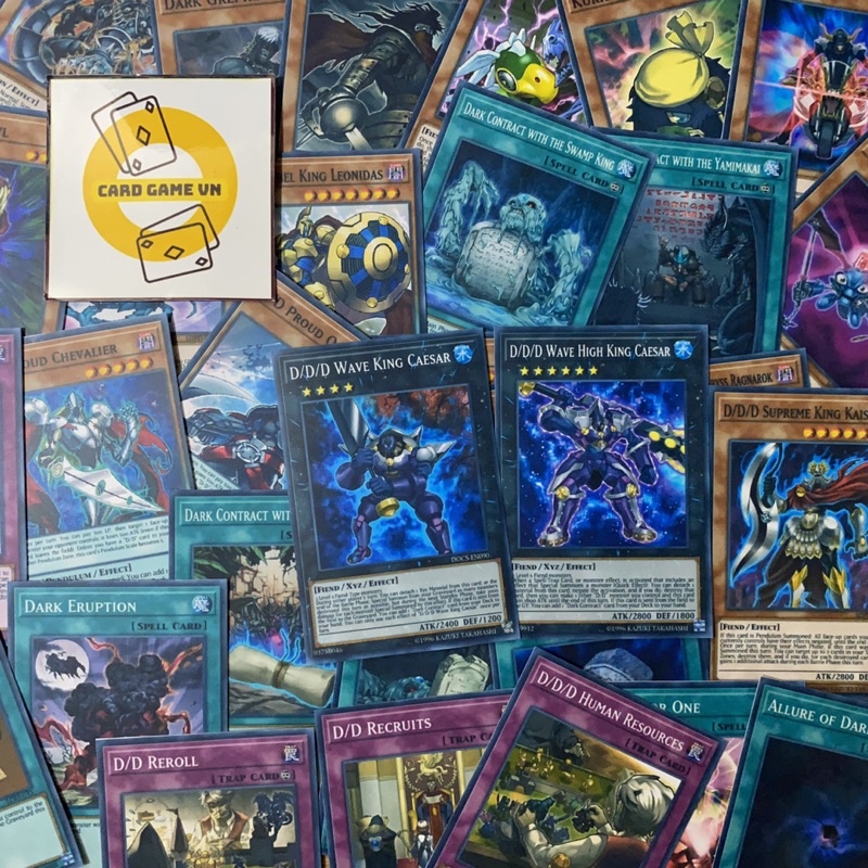 Bài YuGiOh - Hộp Thẻ Bài FullBox - Bộ 45 lá bài Structure Deck Pendulum Domination - D/D/D Deck - Card Game VN
