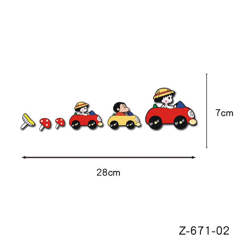 Miếng Dán Trang Trí Xe Hơi / Xe Máy Hình Cậu Bé Bút Chì Shin Dễ Thương Chống Thấm Nước Thời Trang 2020