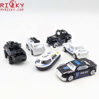 Bộ 6  mô hình xe cảnh sát