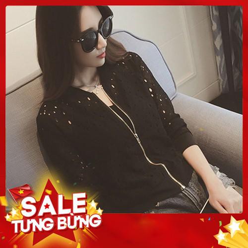Áo Khoác Phối Ren Tay Dài Phong Cách Hàn Quốc Dành Cho Nữ -Hàng nhập khẩu