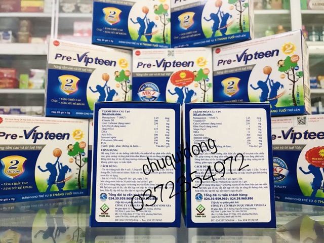 ✅( tích điểm 6 tặng 1 ) pre vipteen 2 phát triển chiều cao, sức đề kháng và hệ miễn dịch