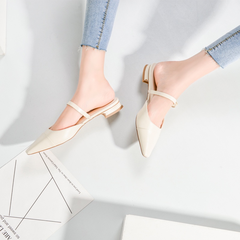 GIÀY MULLER MŨI VUÔNG