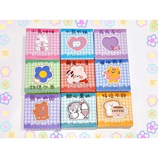 Hộp 40 sticker hình dán hàn quốc dễ thương