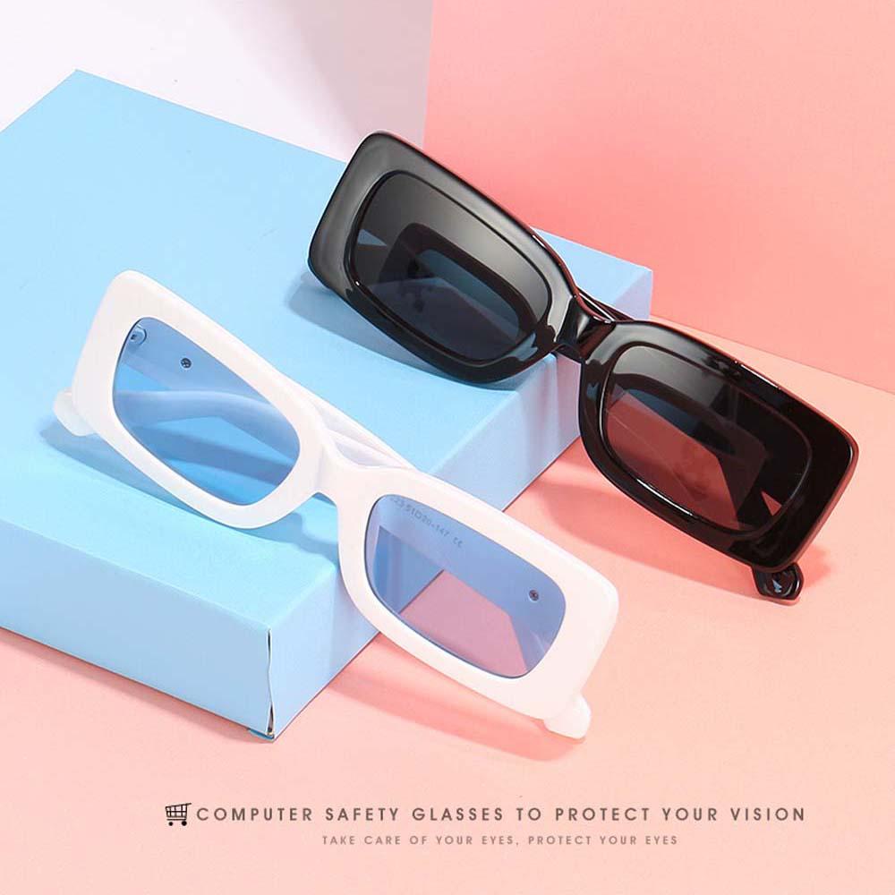 Kính Mát Gọng Vuông Oversize Thời Trang Cho Nữ