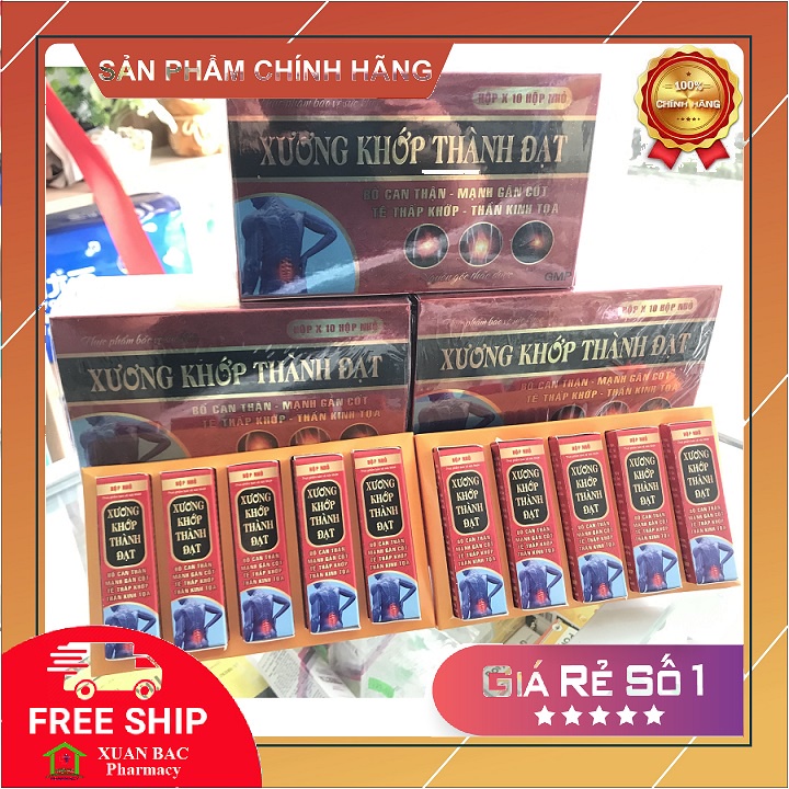 ✅  Viên xương khớp Thành Đạt - Hỗ trợ xương khớp, bổ khớp, đau cổ vai gáy, phong tê thấp, thần kinh tọa