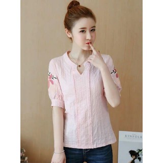Áo sơ mi nữ thêu hoa cực đẹp