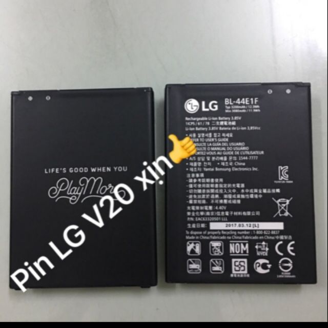 Pin LG V20  3200mAh Chính Hãng bảo hành 6 tháng
