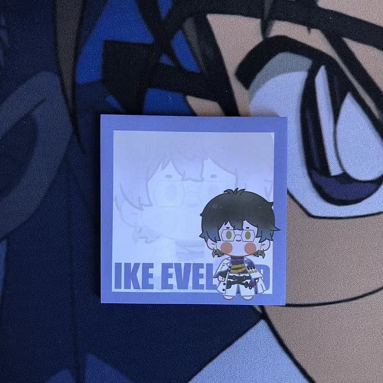 Tập Giấy Ghi Chú In Chữ Luxiem Nijisanji