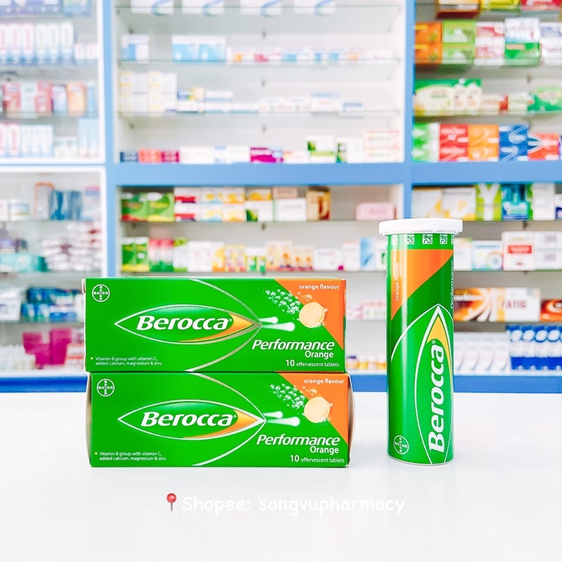 Viên sủi bổ sung Vitamin Berocca Tuýp 10-15 Viên