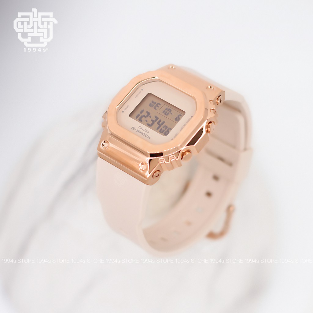 Đồng hồ nữ Casio G-Shock GM-S5600PG-1 / GM-S5600PG-4 chống va đập, chống nước 200m, size 38mm, hàng chính hãng