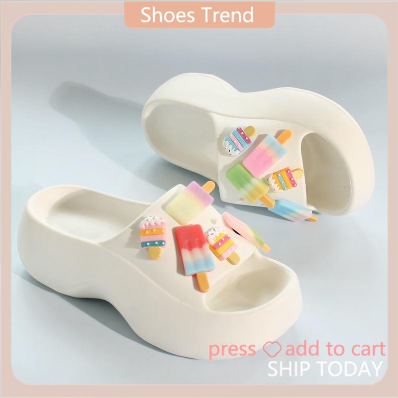 Dép bánh mì đế cao Dép Sandal Đế Dày Chống Trượt Thời Trang Mùa Hè Dành Cho Nữ