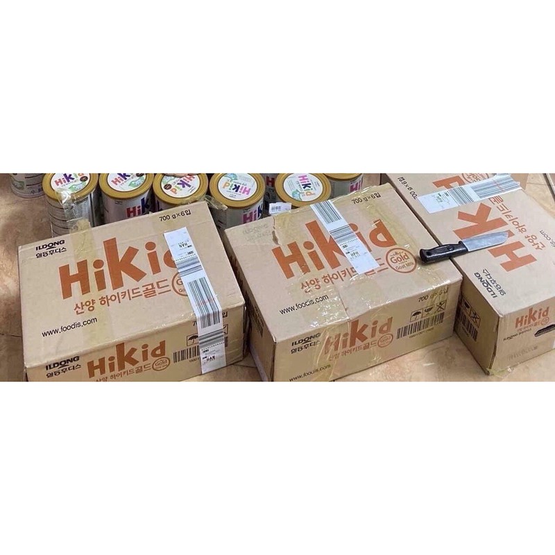 Sữa Hikid Nội Địa Hàn quốc [Vani 600gr và Dê 700gr]