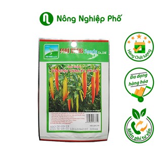 Hạt giống Ớt sừng vàng Châu Phi Phú Nông - Gói 0.1 gram