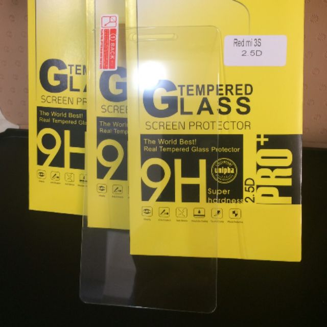 Bộ 3 kính cường lực cao cấp cho Red Mi3S