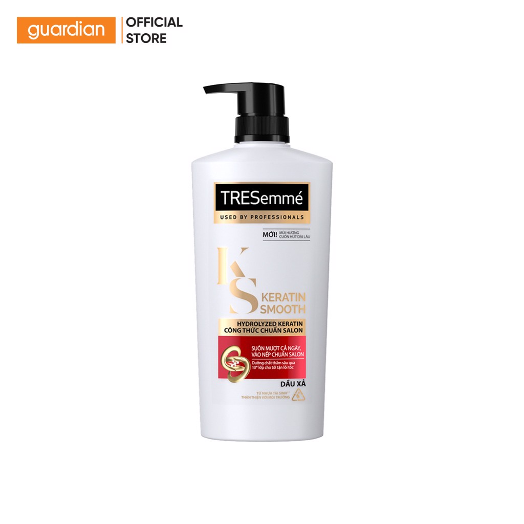 Cặp Dầu Gội XảTresemmé Keratin Smooth Tinh Dầu Argan Và Keratin Vào Nếp Suôn Mượt