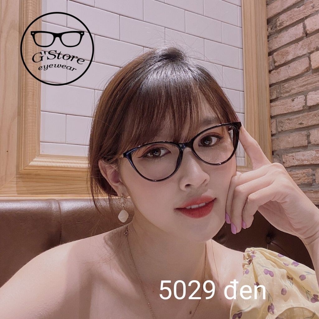 [XẢ KHO]Gọng kính cận mắt mèo nữ Gstore 5029{HÀNG F2}Fullbox(Hộp kính, khăn lau,thẻ bảo hành)Tặng 01 chai nước rửa kính | BigBuy360 - bigbuy360.vn