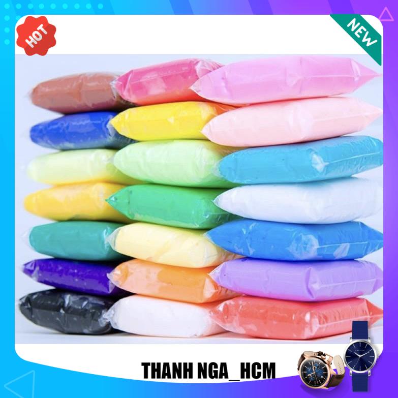 Đất nặn / đất sét nhẹ tự khô an toàn Lốc 12 màu cao cấp Softclay nặn hình, làm Butter slime &amp; bộ cây tạo hình