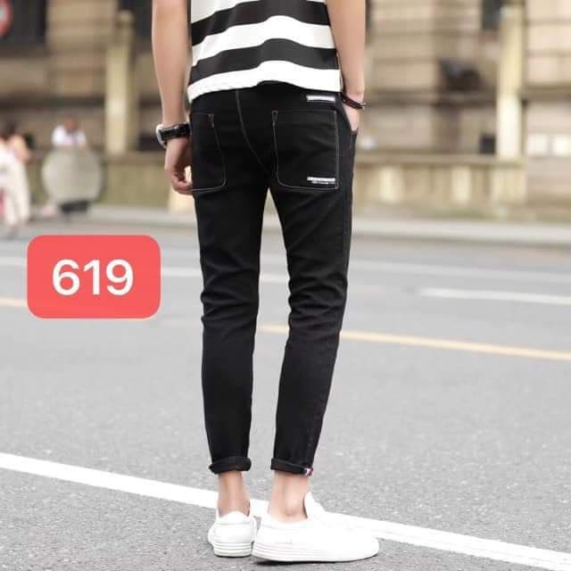 GETRICH68 Quần Jean Đen Classic Dãn Mã 619 Size 27-34