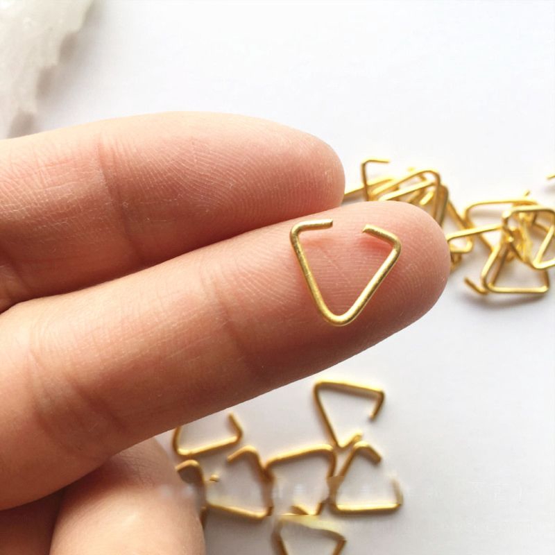 Set 100 Vòng Kẹp Kim Loại Làm Trang Sức Thủ Công Tiện Dụng