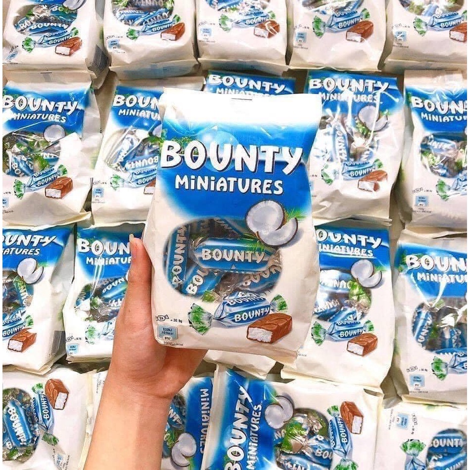 Kẹo Sôcôla nhân dừa Bounty Miniatures 150g