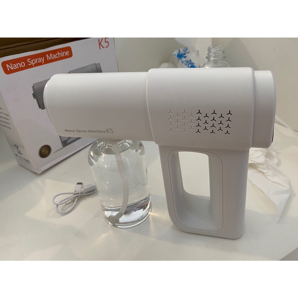 Súng Khử Khuẩn Phun Xịt Khử Sát Trùng Nano K5 Hàng Chuẩn In Laser UV