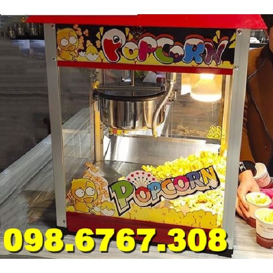 Máy nổ bỏng ngô,máy nổ bắp rang bơ chạy điện