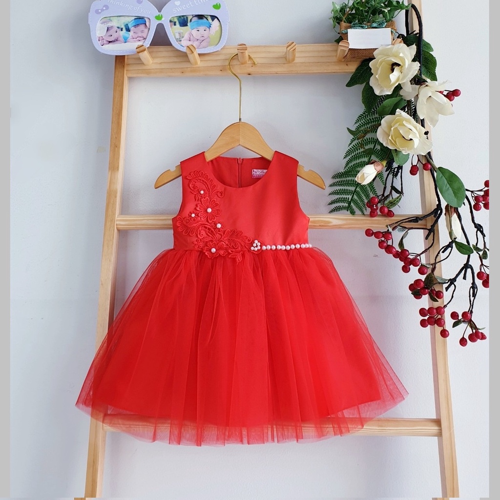 Đầm công chúa dự tiệc cho bé gái DBG041 DBG042 DBG043