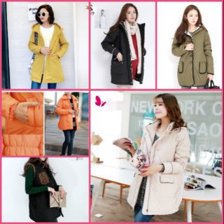 Có Sẵn_ Áo khoác bầu, áo khoác big size lót lông hàng Quảng Châu