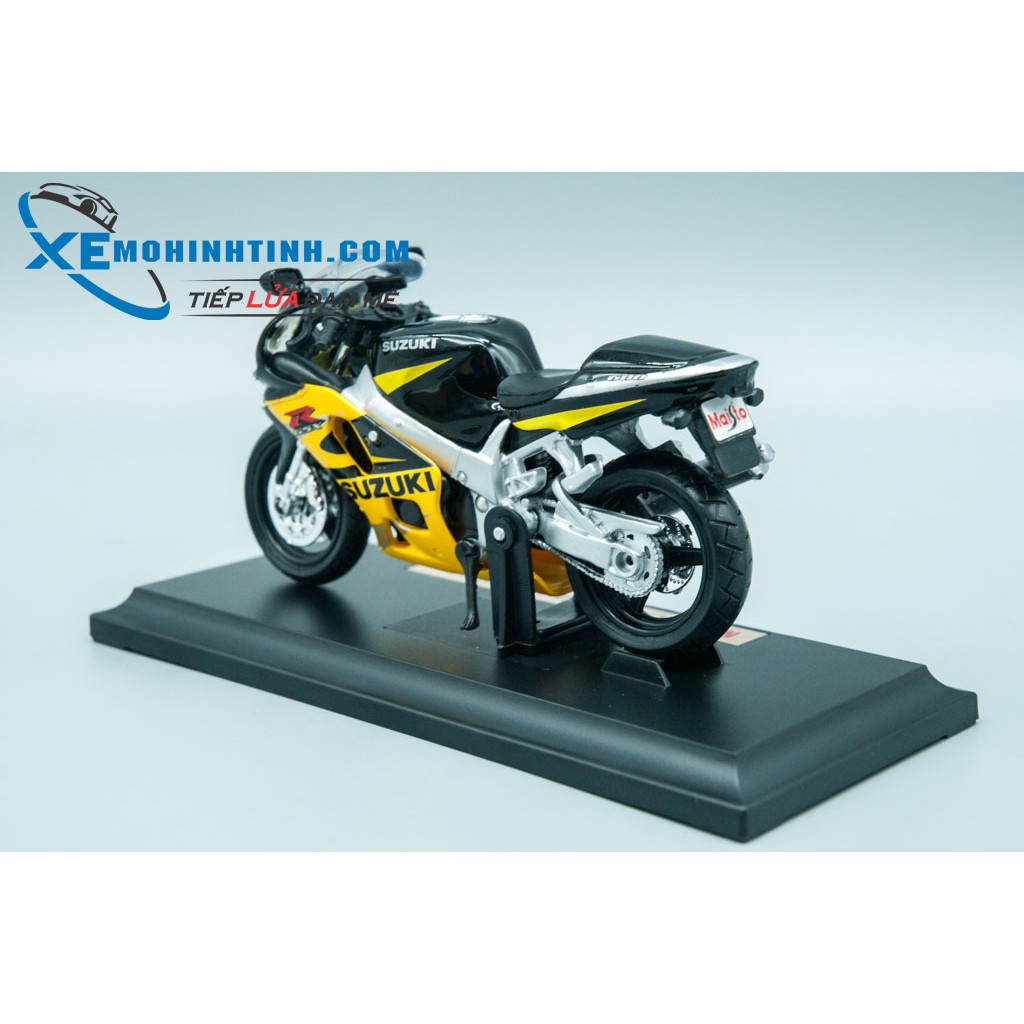 Xe Mô Hình Suzuki Gsx-R600 1:18 Maisto (Vàng Đen)