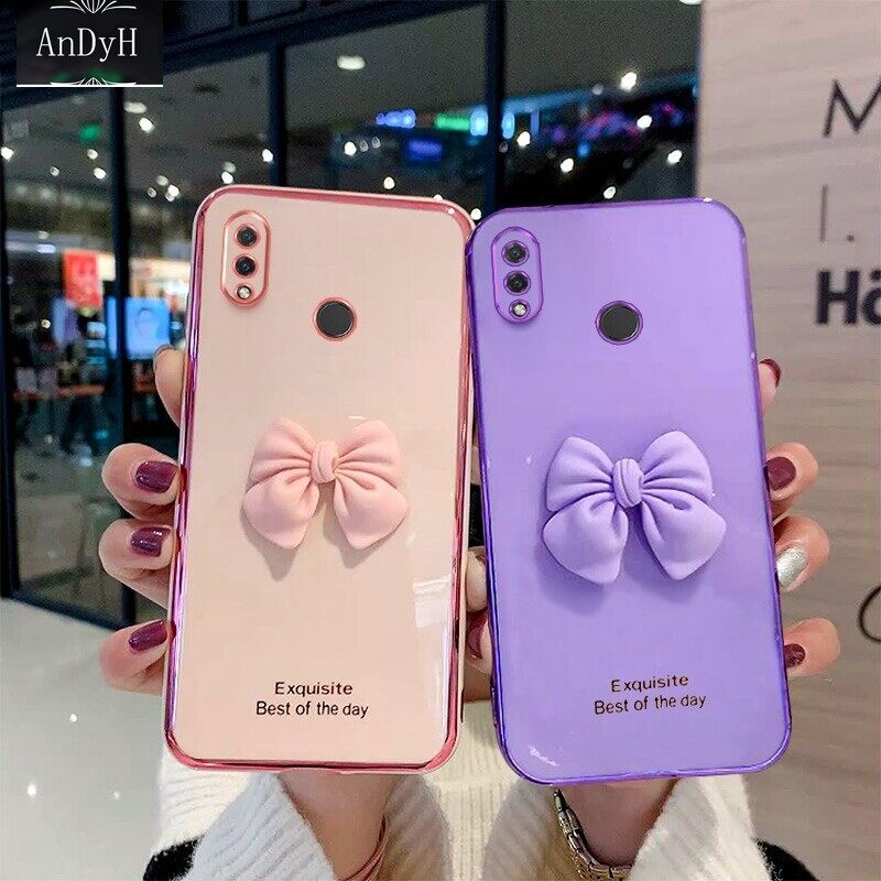 Ốp Lưng Hình Cô Gái Thắt Nơ Cho Huawei Nova 3 3i 3E 4E