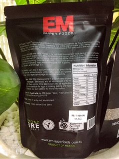 Hạt Chia Đen Úc-Black Bag Chia 500gram