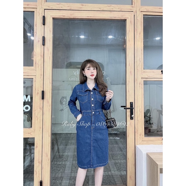 VÁY JEAN TAY DÀI QUẢNG CHÂU