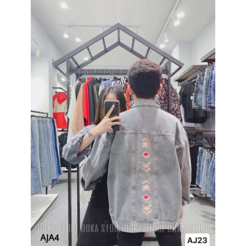Áo khoác đôi jeans thời trang cao cấp