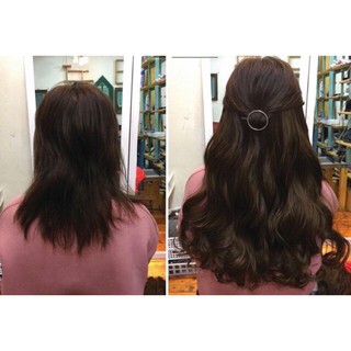 Tóc giả nữa đầu ❤️FREESHIP❤️ Tóc kẹp 6 phím xoăn dợn 50cm_ mã v50