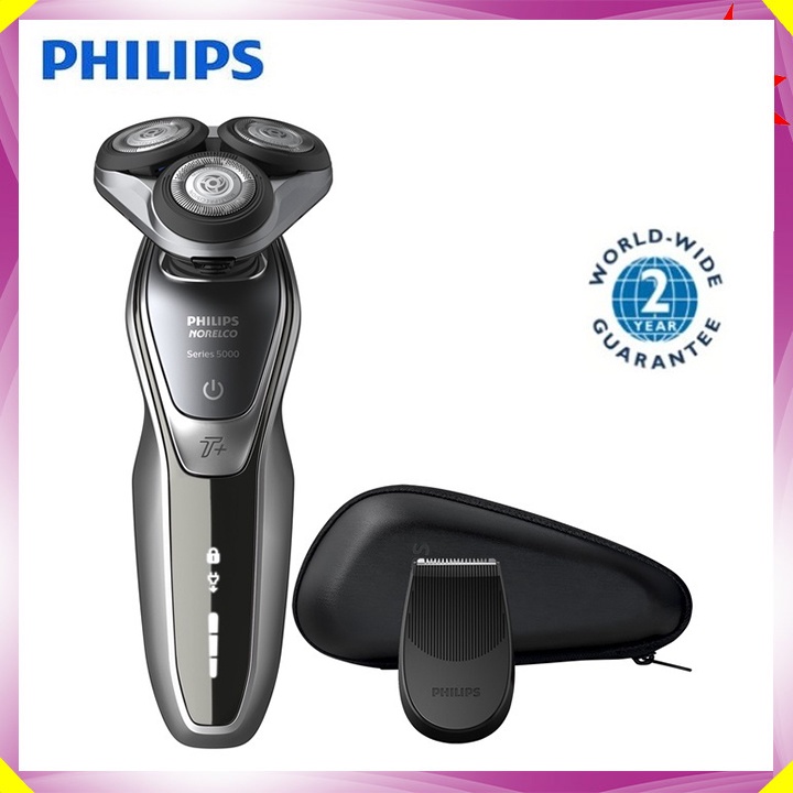 Máy cạo râu khô và ướt cao cấp Philips Norelco S5940/88 - Hàng Nhập Khẩu Bảo Hành 2 Năm