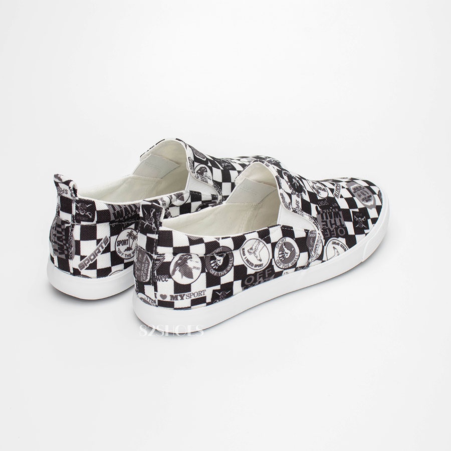 Giày lười nam - Slip on nam vải - A6256