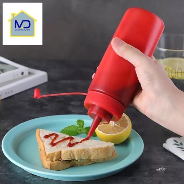 (siêu phẩm) Bình đựng nước sốt 700ml (Lớn)