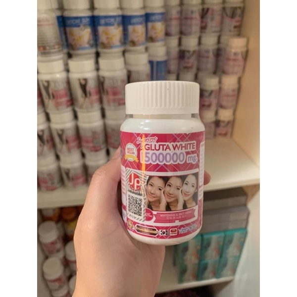 Lọ 30viên trắng da gluta white thái lan
