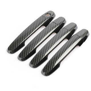 Bộ ốp tay nắm hõm cửa Kona 2018 - 2022 Mẫu carbon