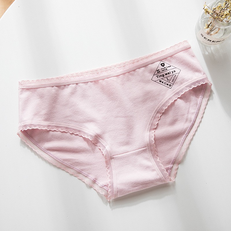 Quần lót nữ cotton cao cấp co giãn kháng khuẩn in hình đáng yêu dễ thương QL22 | BigBuy360 - bigbuy360.vn