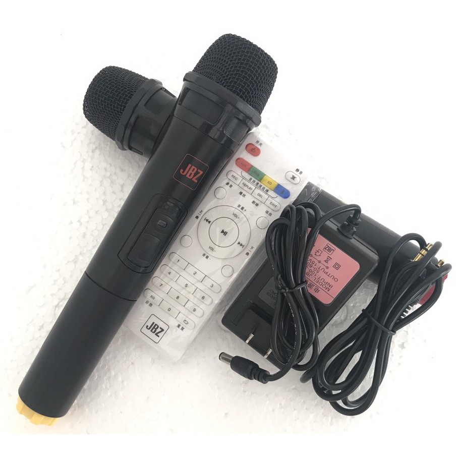 Loa kéo karaoke không dây JBZ - J7 thế hệ mới chính hãng - Tặng 2 mic không dây, có điều khiển, sử dụng được cho tivi...