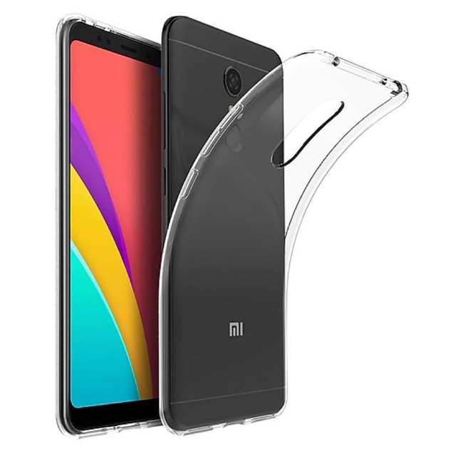 Ốp lưng Silicon trong suốt Xiaomi Redmi5