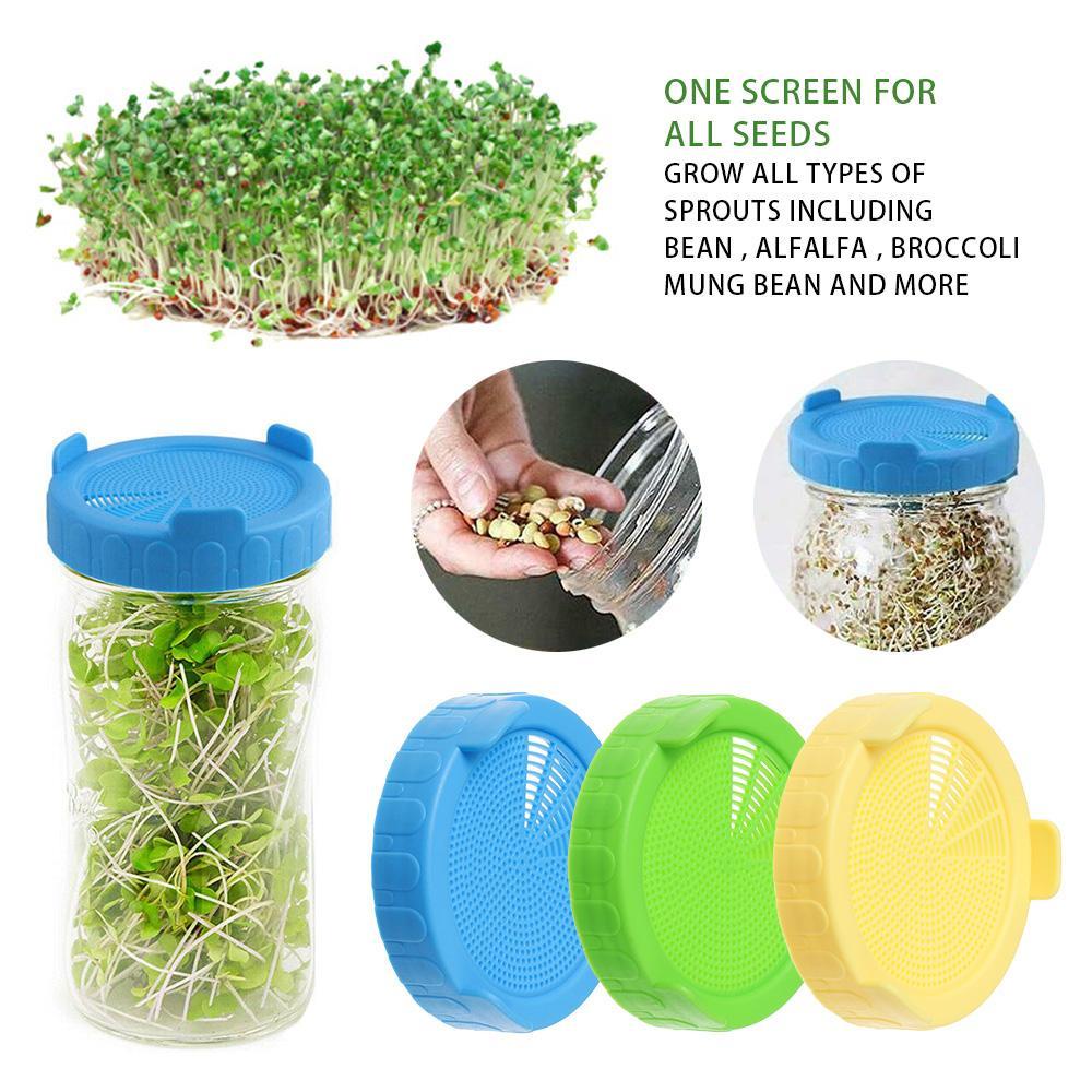 1 / 2 / 4 Vòng Đệm Miệng Rộng Kích Thích Hạt Giống Trồng Cây