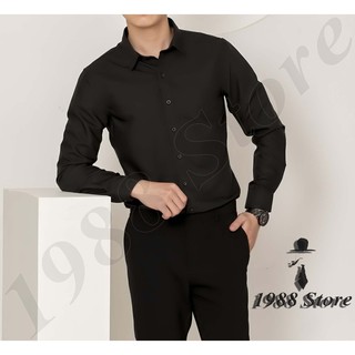 Áo sơ mi nam dài tay SD-08 (Màu đen)
