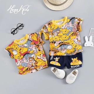 BỘ QUẦN ÁO GẤU POOH CHO BÉ