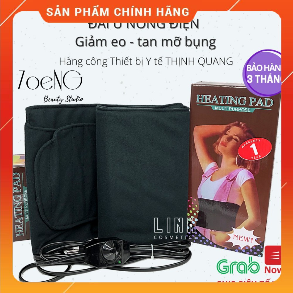 Đai quấn nóng ủ nóng điện giảm mỡ bụng, có số chỉnh nhiệt. Hàng cty Thịnh Quang bảo hành 3 tháng